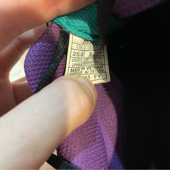 ASICS Gel Craze TR Running Shoe Training Women’s Size 8 Black Purple Gym Workout - Picture 7 of 10